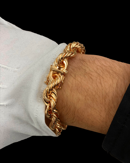 Cordell Armband 10mm Massiv - 18K Guld - Kejsar