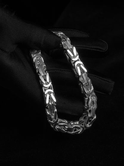 Kejsarlänk Armband 10mm - 925 Silver - Kejsar