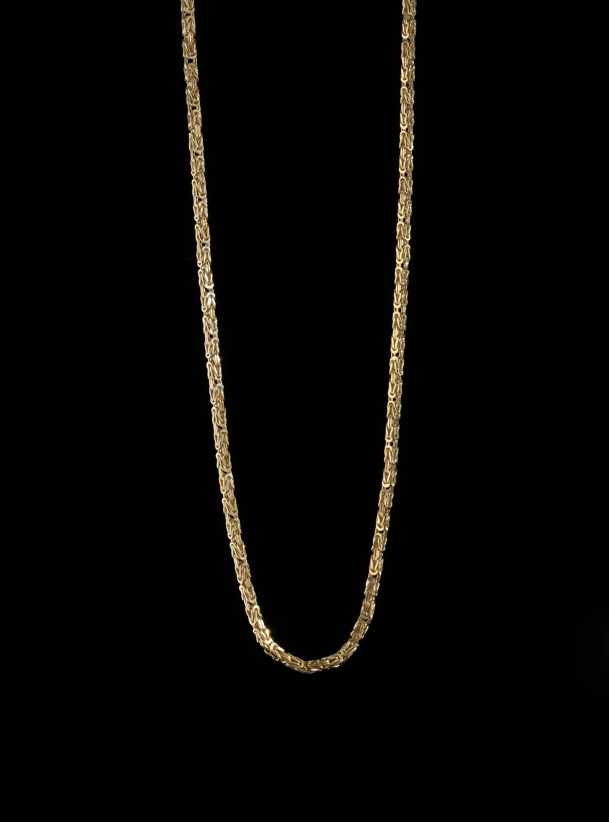 Kejsarlänk Halsband 3mm - 18K Guld - Kejsar