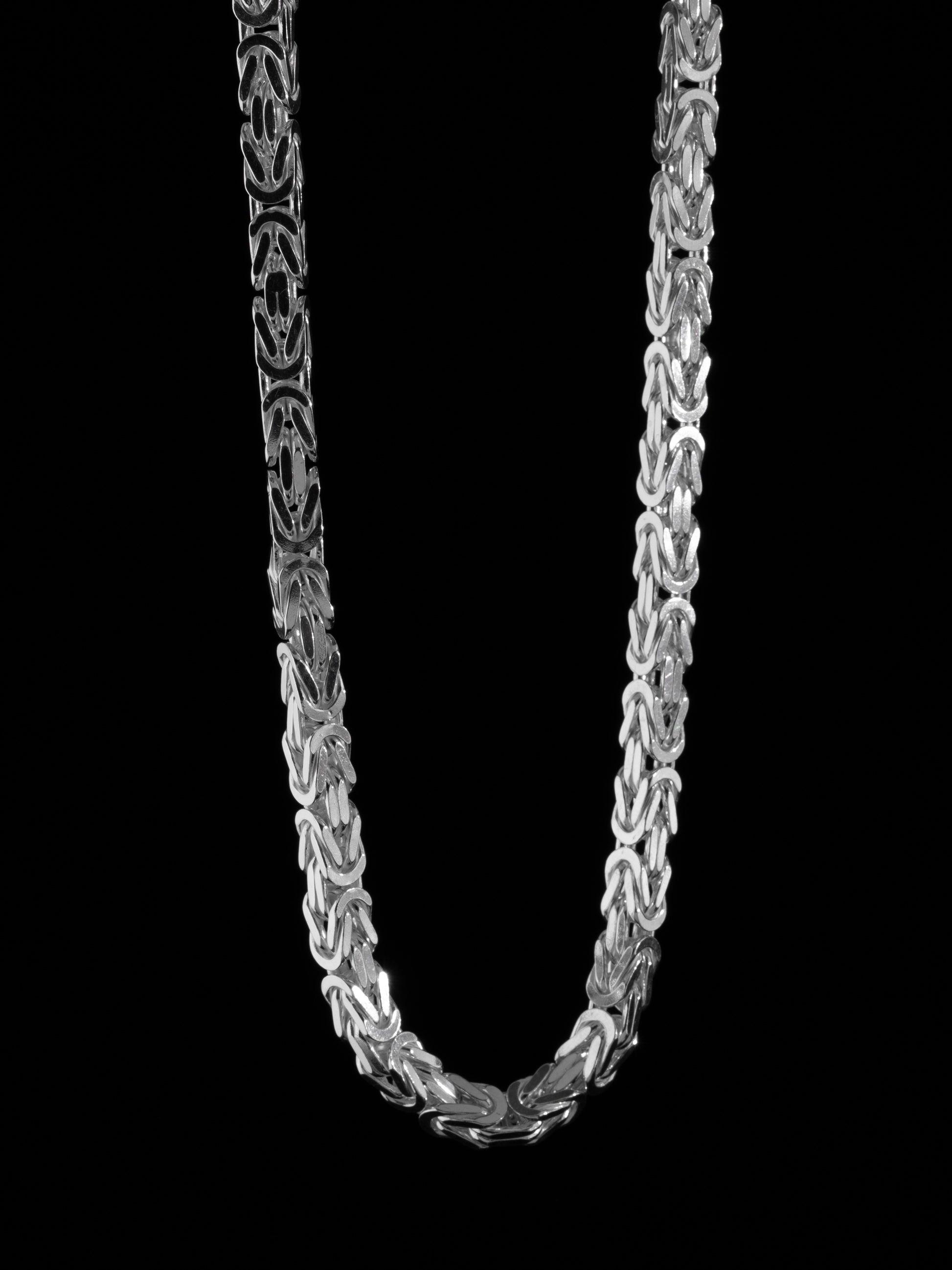 Kejsarlänk Halsband 6mm - 925 Silver - Kejsar