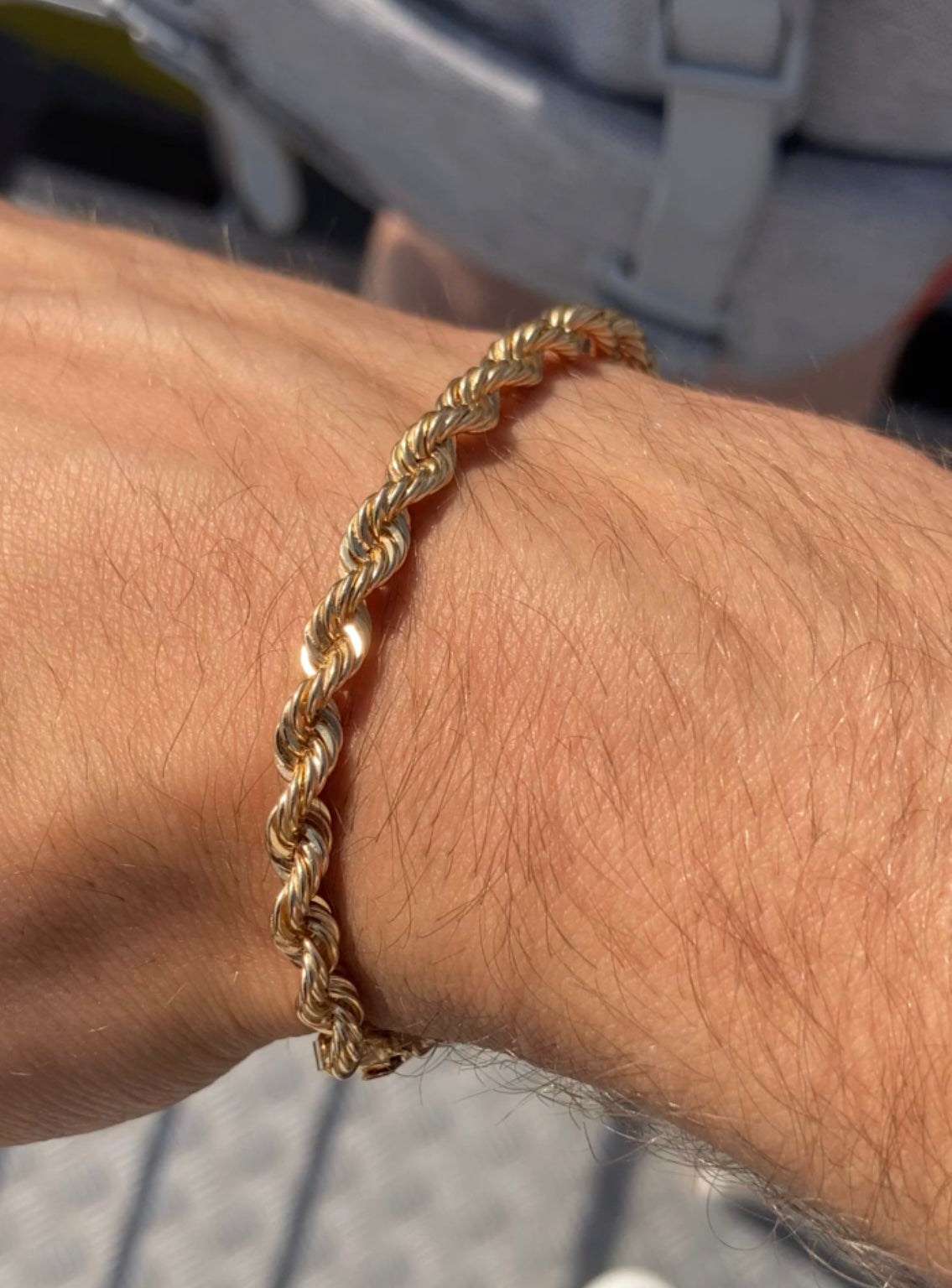 Cordell Armband 4.2mm Massiv - 18K Guld - Kejsar