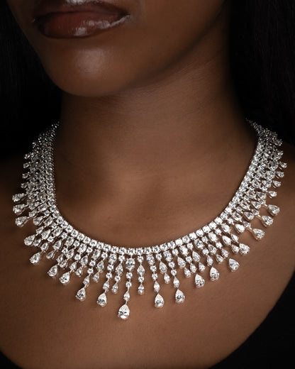 Diamond Waterfall Necklace