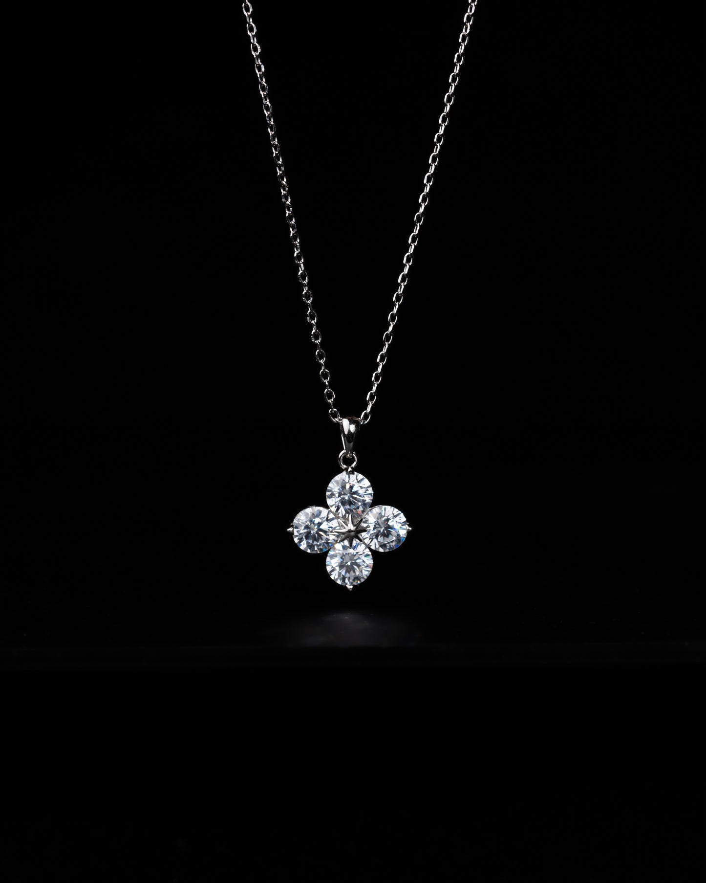 Four stone Diamond necklace