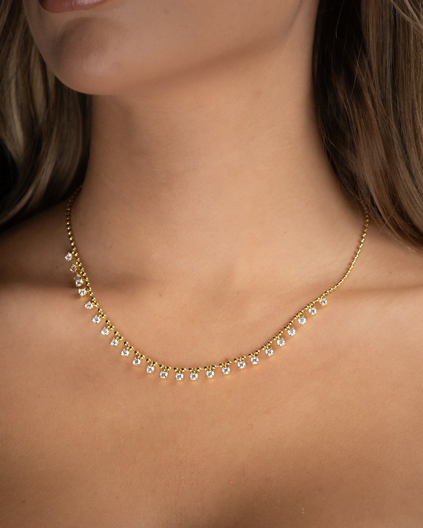 Diamond Drop Necklace