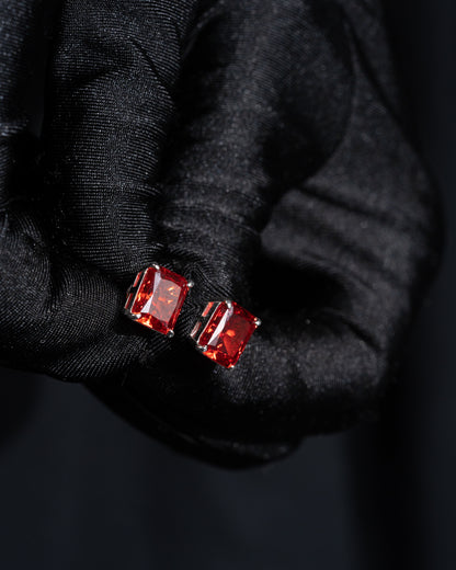 Ruby Glow Earrings