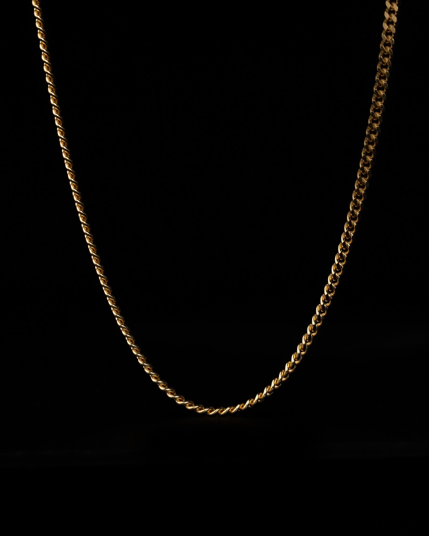 Pansarlänk Halsband Lady 2.5mm - 18K Guld