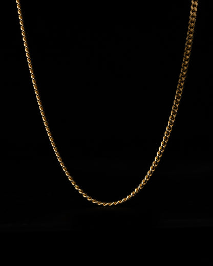 Pansarlänk Halsband Lady 2.5mm - 18K Guld